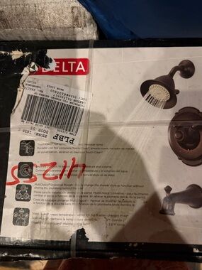 Delta Venetian Bronze Shower Trim with Cream Accents